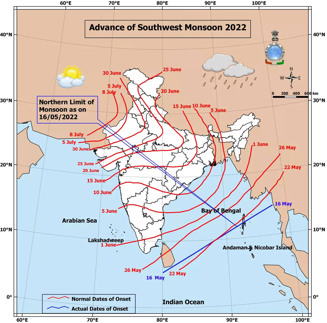 Monsoon Alert Check when will weather monsoon rain hit your city