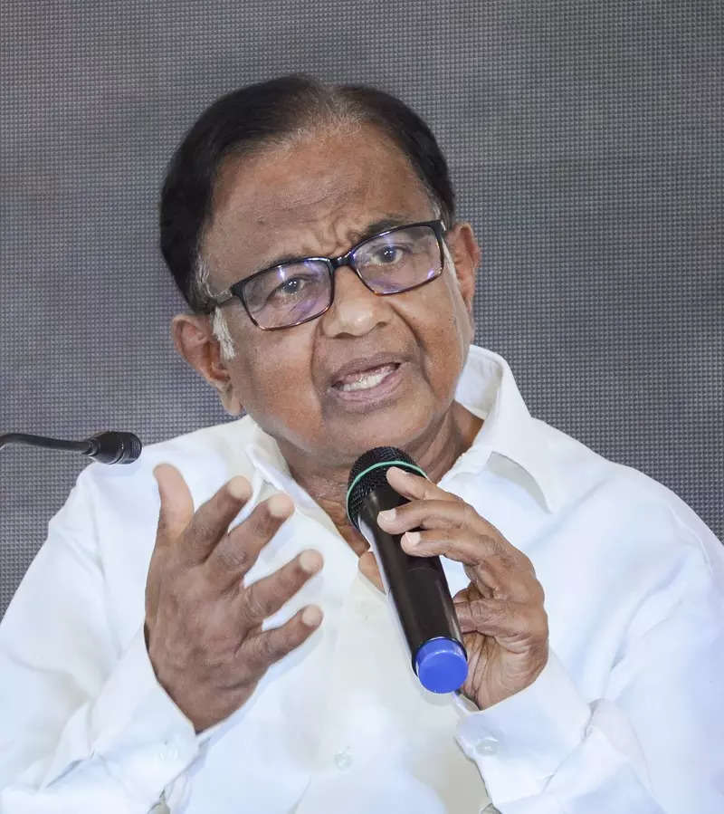 Senior Congress leader P Chidambaram