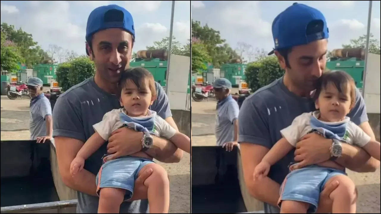 Ranbir Kapoor's viral video with cute baby