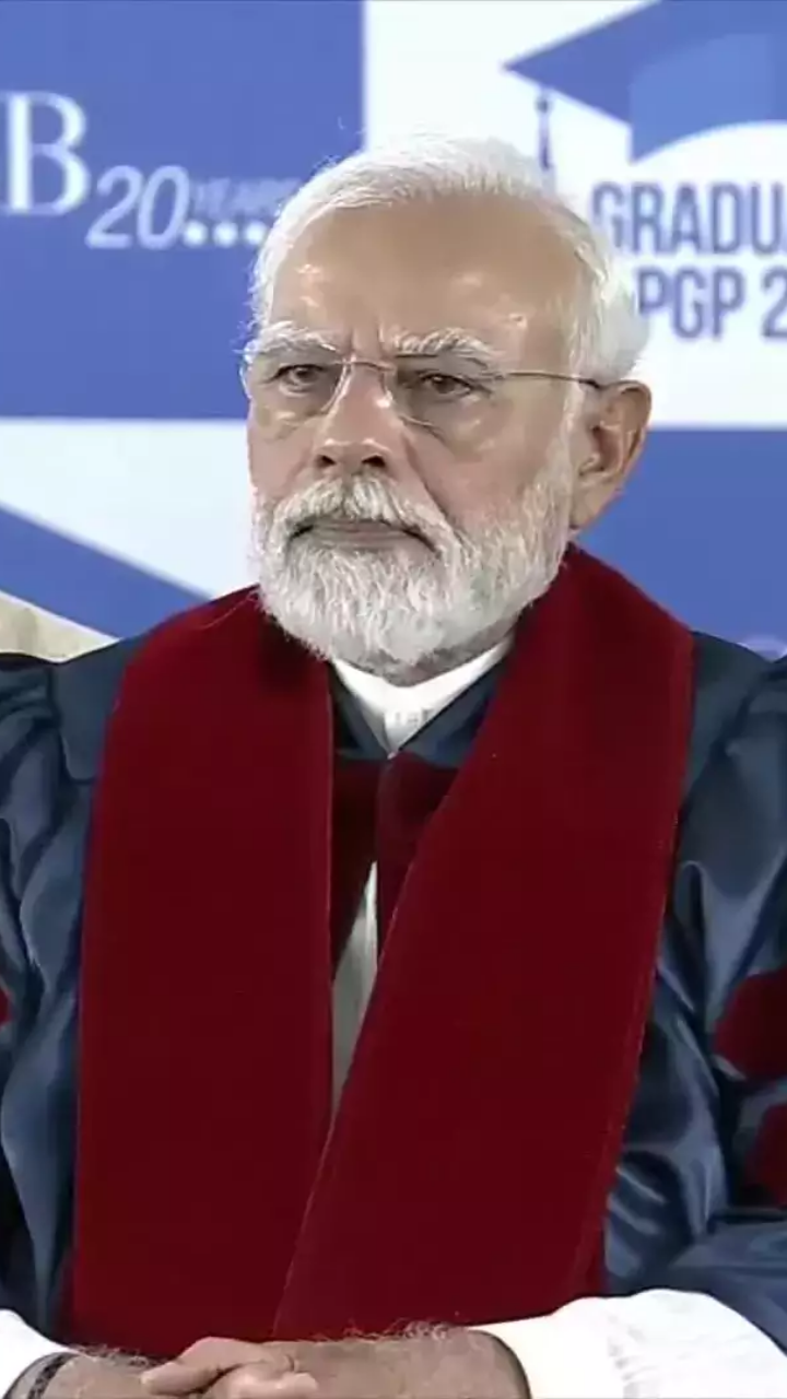 PM Modi addresses students at ISB Hyderabad