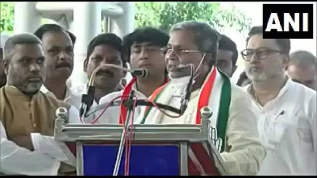 Congress leader Siddaramaiah