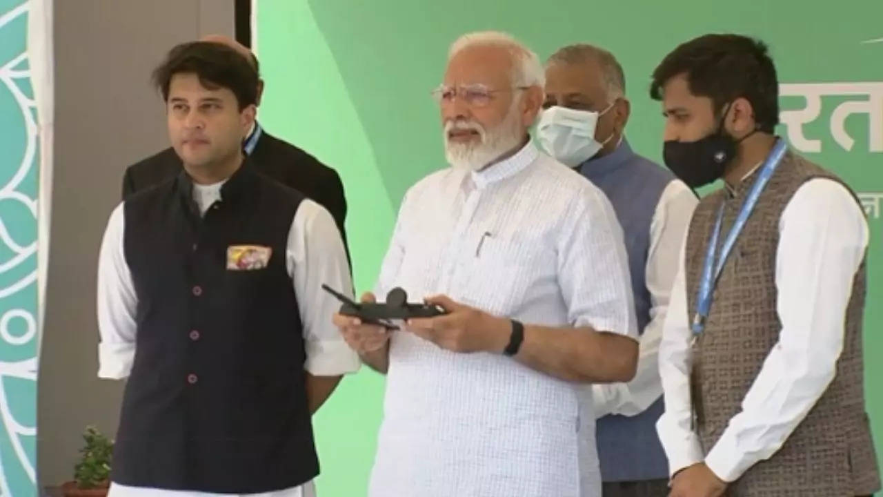 PM Modi at Bharat Drone Mahotsav 2022