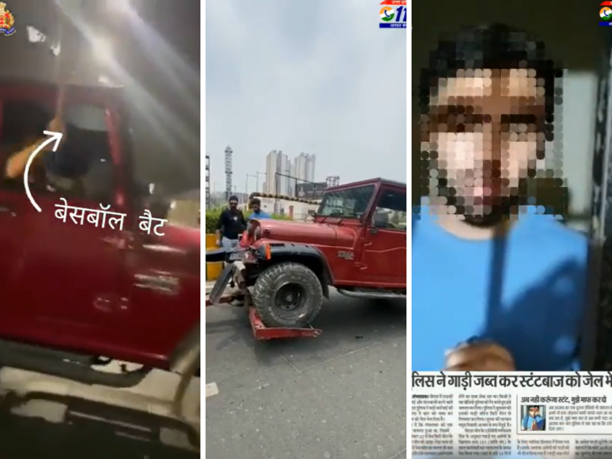UP Police warns of dangerous stunts on the road with fun nursery rhyme and video