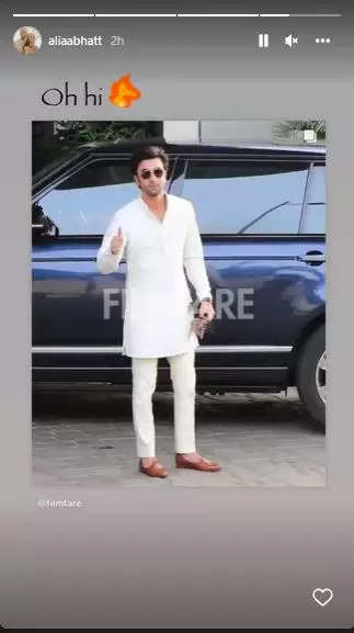 Ranbir Kapoor Makes Style Statement in White Kurta, Fan Says 'Only