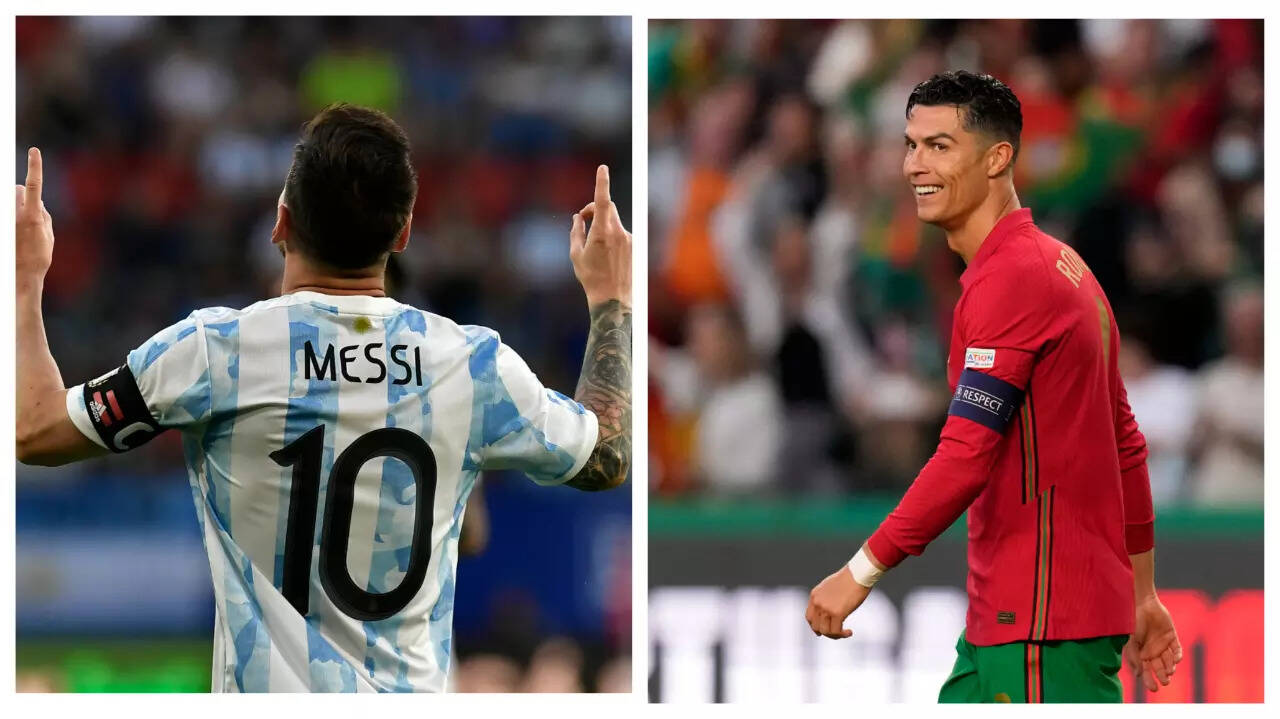 Der portugiesische Tormacher Cristiano Ronaldo und der Argentinier Lionel Messi haben ihre Auftritte auf der internationalen Bühne genossen.