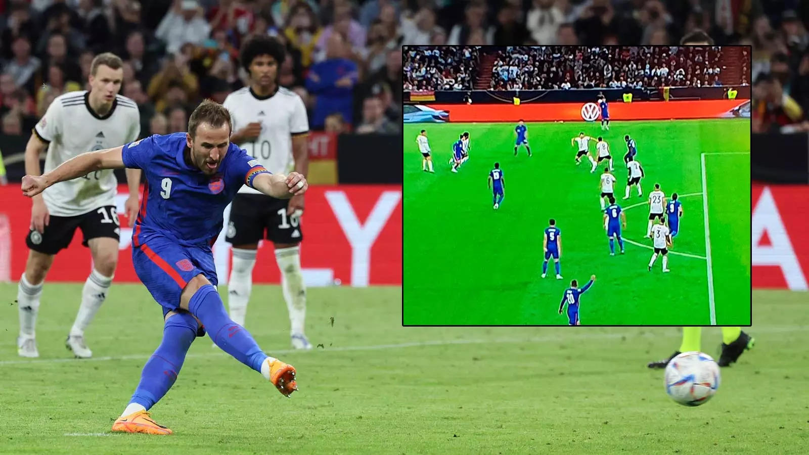 Harry Kane's controversial penalty had earned England a 1-1 draw vs Germany