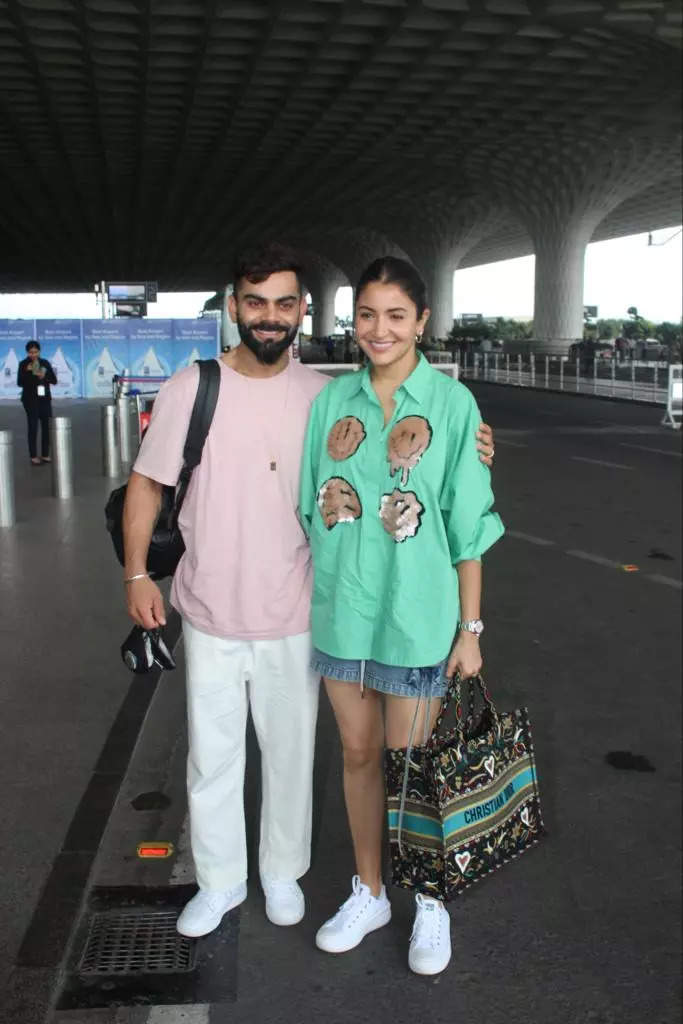 Anushka Sharma pairs smart top and pants with Rs 1 lakh bag at Mumbai  airport. See pics - India Today