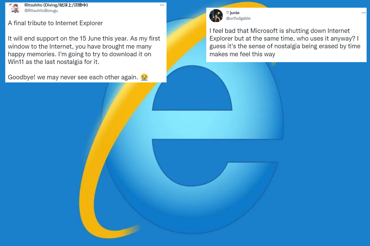 End of an era Internet Explorer