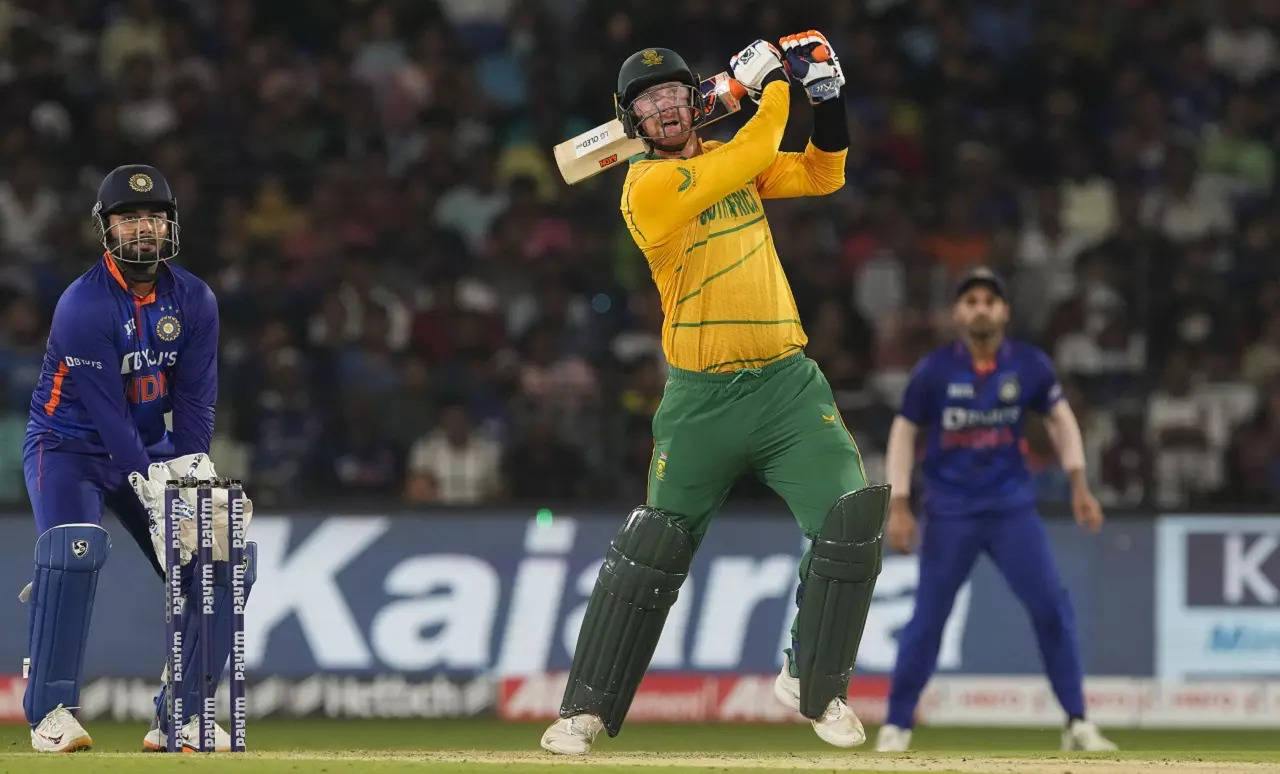 Heinrich Klaasen scored 81 runs from 46 balls in the 2nd T20I against India. Photo : AP