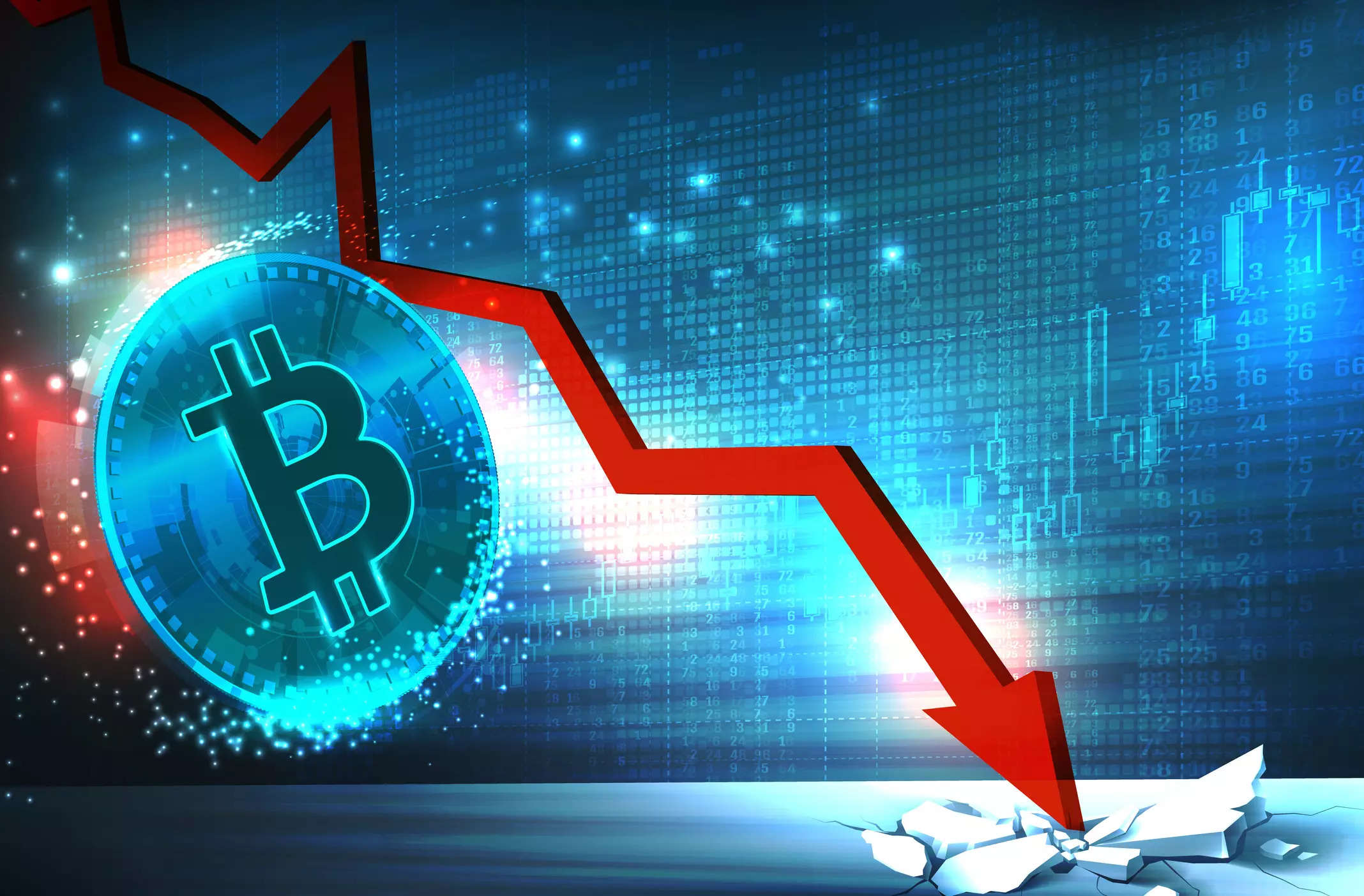 Bitcoin goes below 25000 mark as investors turn risk averse