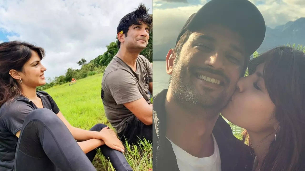 Rhea Chakraborty Shares Unseen Photos With Sushant Singh Rajput On His Death Anniversary Says