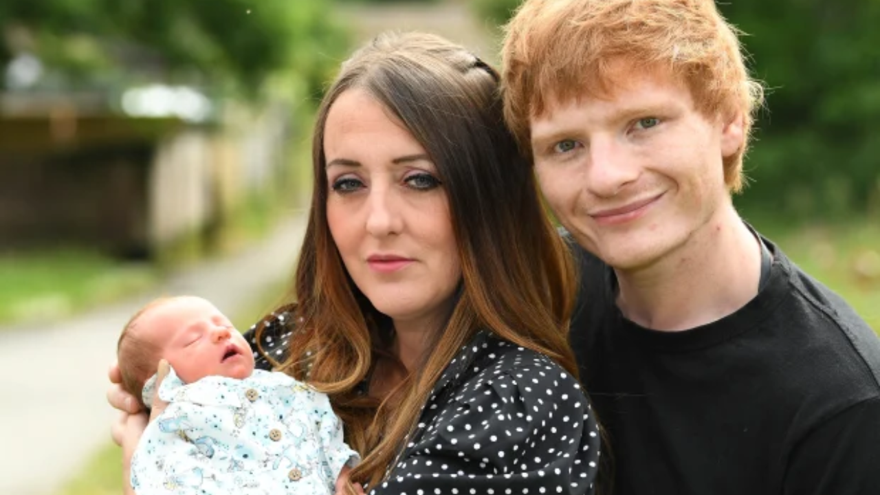 Ed Sheeran lookalike names newborn daughter after singer's wife