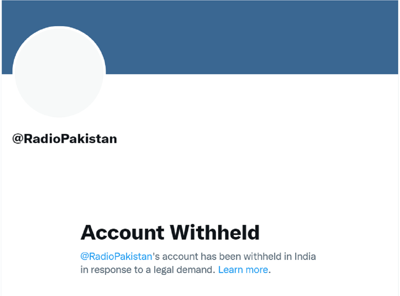 Twitter blocks Pakistan Embassy handles