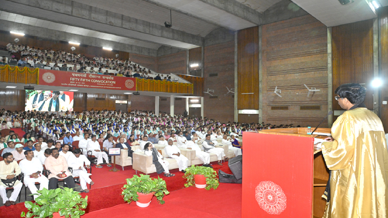 55th convocation at IIT Kanpur, 1620 students got degrees