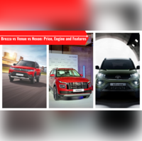 Brezza vs Venue vs Nexon Price, Engine and Features
