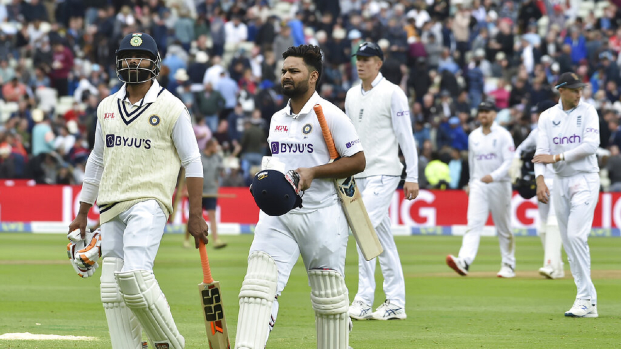 Single Test IND vs ENG Centurion Rishabh Pant Ravindra Jadeja Saves India Day 1