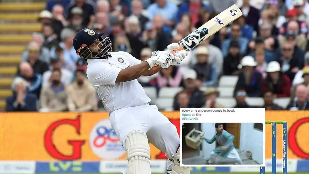 It's just built differently Reactions galore as daring Rishabh Pant sweeps up Jimmy Anderson again