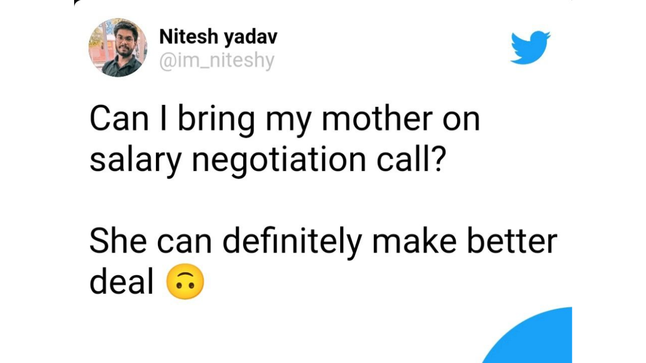 Techie asks 'can I bring my mother on salary negotiation call'