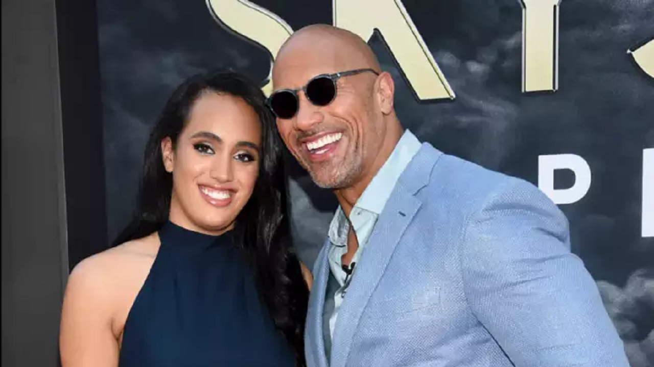 Simone Johnson daughter of The Rock debuts at a live WWE event with her new name cuts a promo in the ring