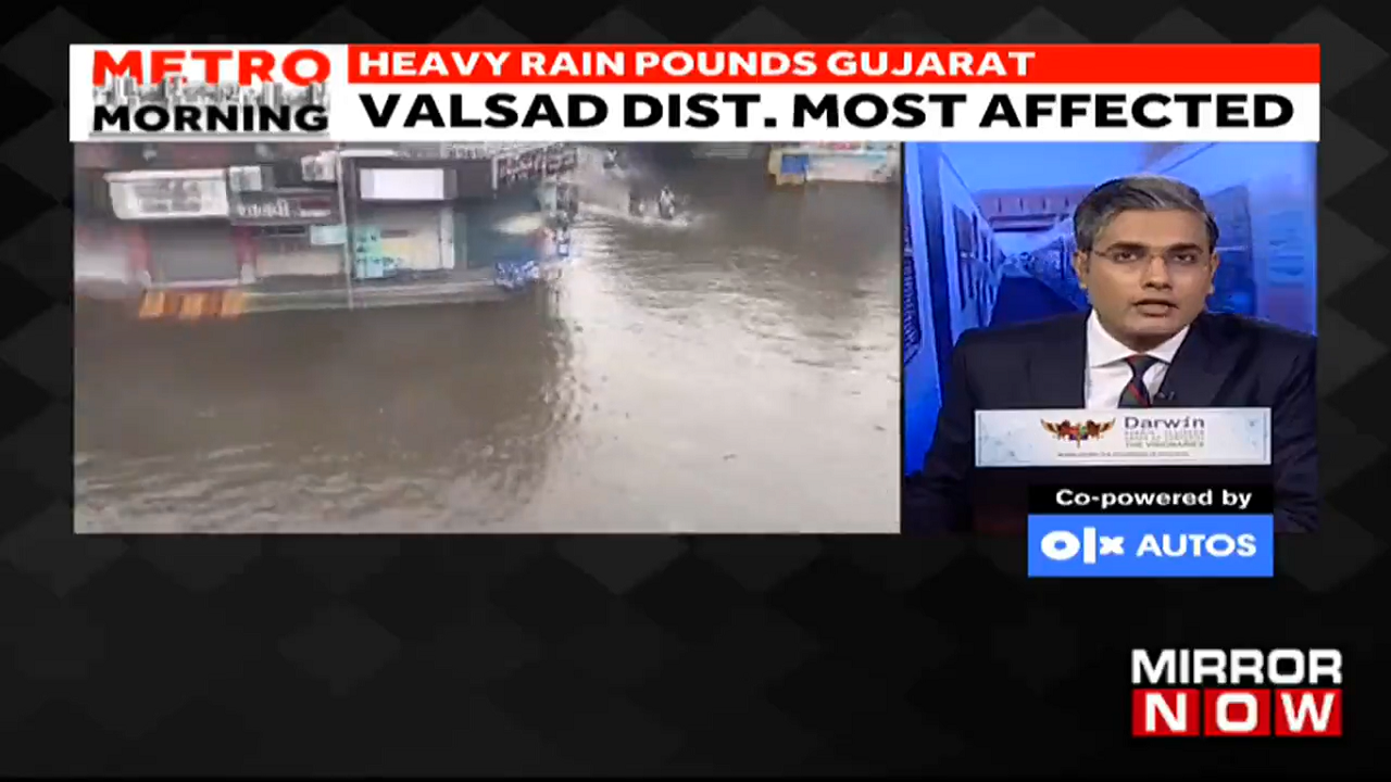 WATCH  Monsoon mayhem across India Rains lash Gujarat Karnataka and MP schools colleges shut in many areas