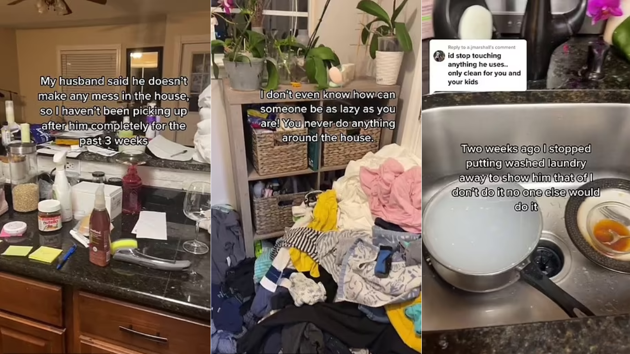 Woman goes on cleaning strike after husband says he doesnt make any mess and calls her lazy netizens say he wanted a maid not wife