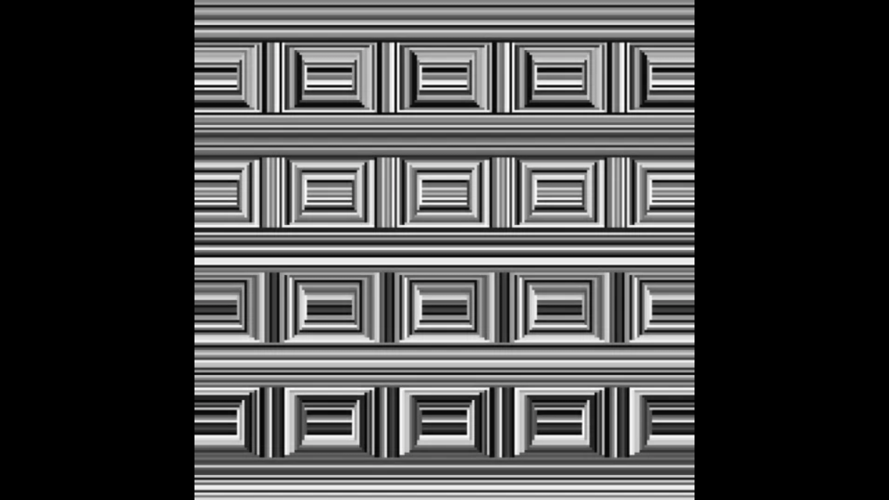 Optical illusion There are 16 circles in this picture  can you see them all