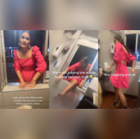 Woman climbs through McDonalds drive-thru window and demands to cook her own order