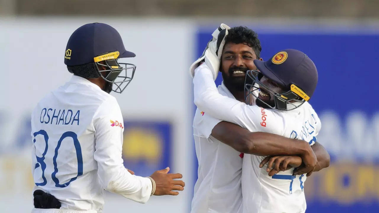 Sri Lanka spinner Prabhath Jayasuriya joins unique list after taking five-wicket haul vs Pakistan in first Test