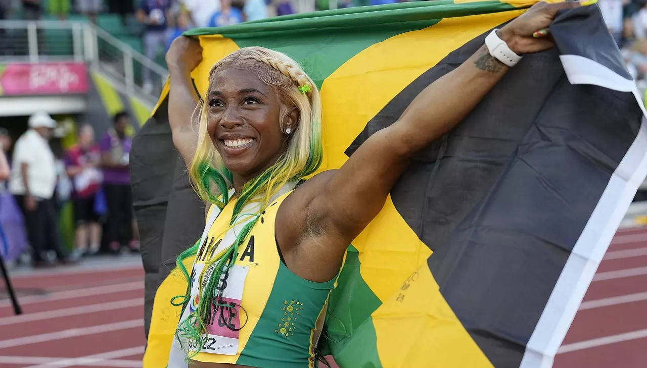 History-making Jamaica's Shelley-Ann Fraser-Pryce bags fifth world 100m ...