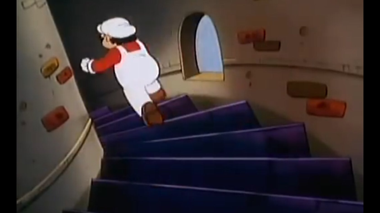 Is Mario going up or down the stairs Optical illusion image baffles people
