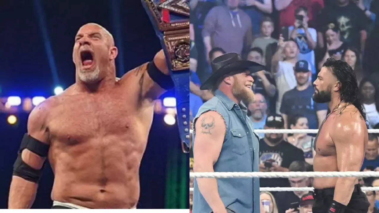 Brock Lesnar or Roman Reigns Goldberg picks his winner of SummerSlam 2022 main event