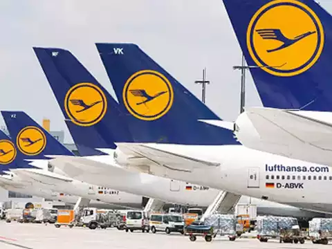 Lufthansa cancela más de 1.000 vuelos por huelga de trabajadores de tierra en Alemania