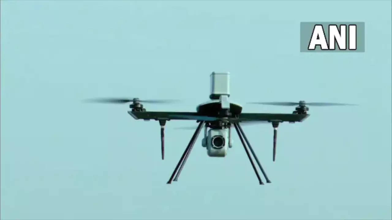 Land survey of Pune villages is being done using drones