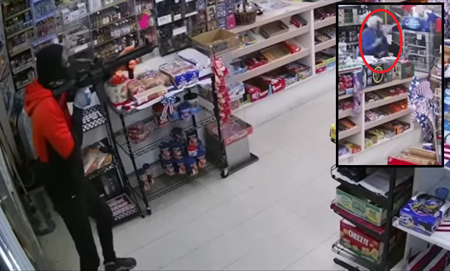 80 Year Old Liquor Store Owner Confronts Robber Holding An Assault