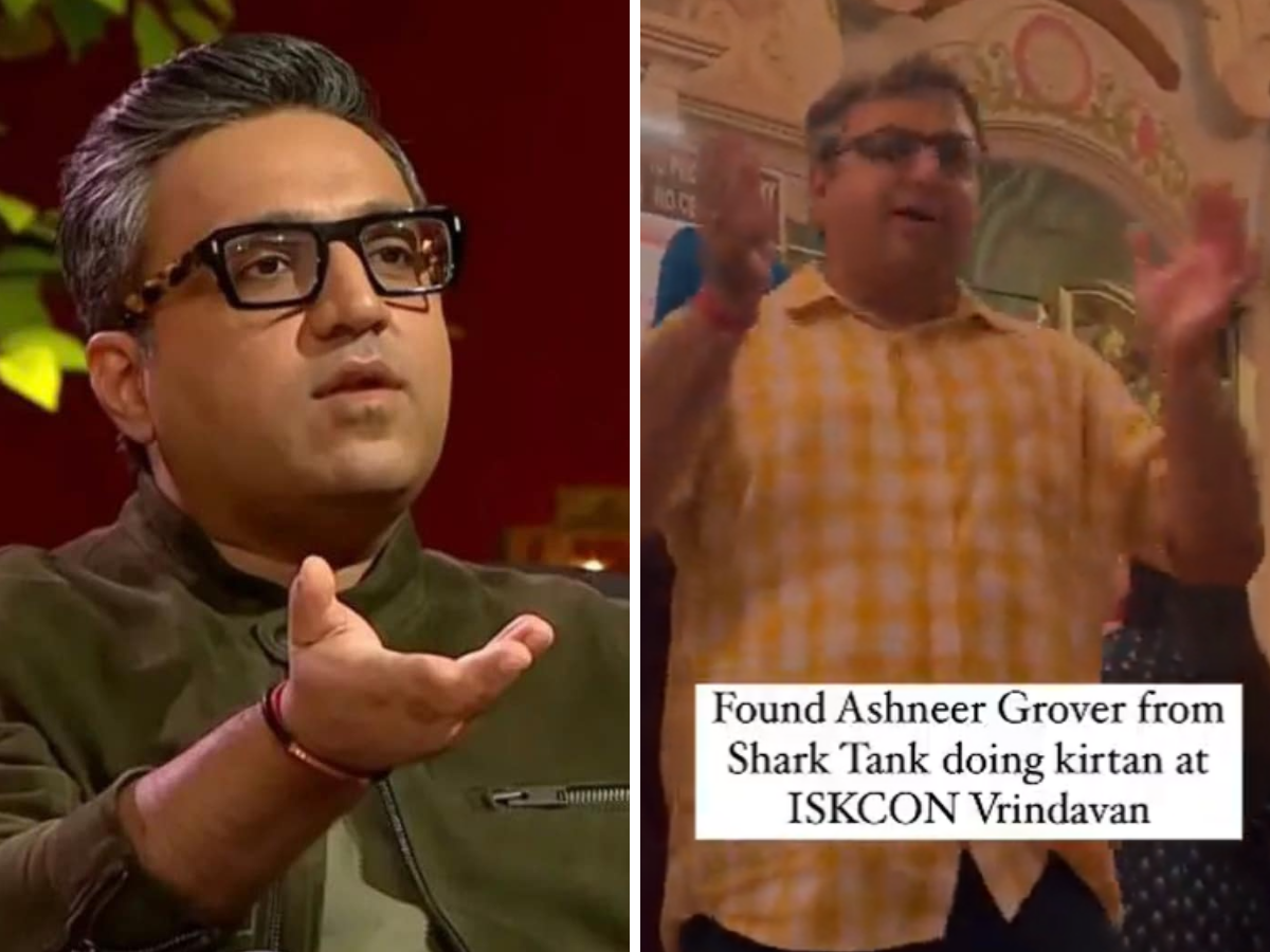 Super fun': Ashneer Grover reacts to video of his doppelganger doing kirtan  in Vrindavan