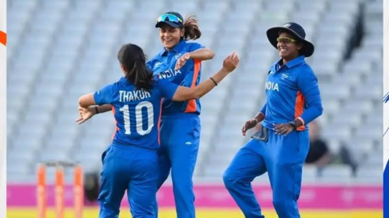 Commonwealth Games 2022 Renuka Singh's four-wicket haul guides India to win over Barbados by 100 runs to enter semis