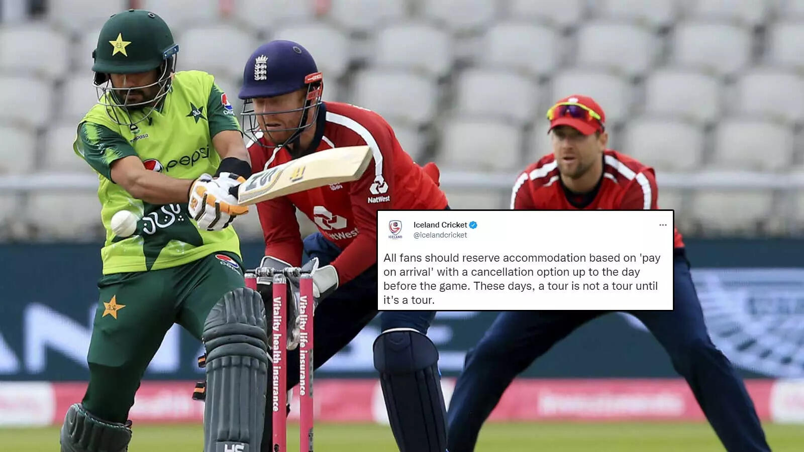 Iceland Cricket poked fun on Englands forthcoming tour of Pakistan