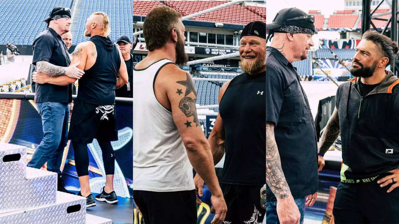 Brock Lesnar Spotted Interacting With Legends As WWE Releases 'behind ...