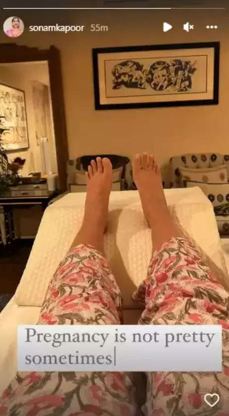 Sonam Kapoor opened up about swollen feet during pregnancy Photo credit Sonam KapoorInstagram