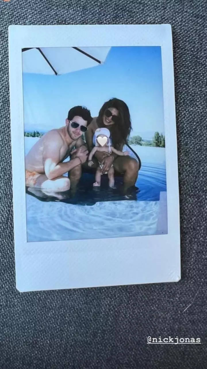 Priyanka Chopra rocks black bikini as she enjoys pool day with Nick ...