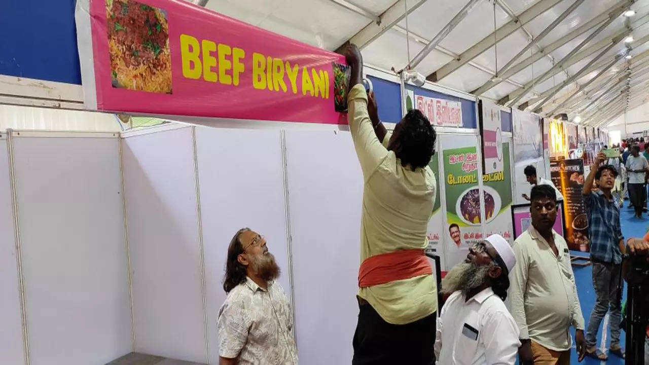 Chennai: Beef Briyani Counter opened in three day Food Festival in Island grounds