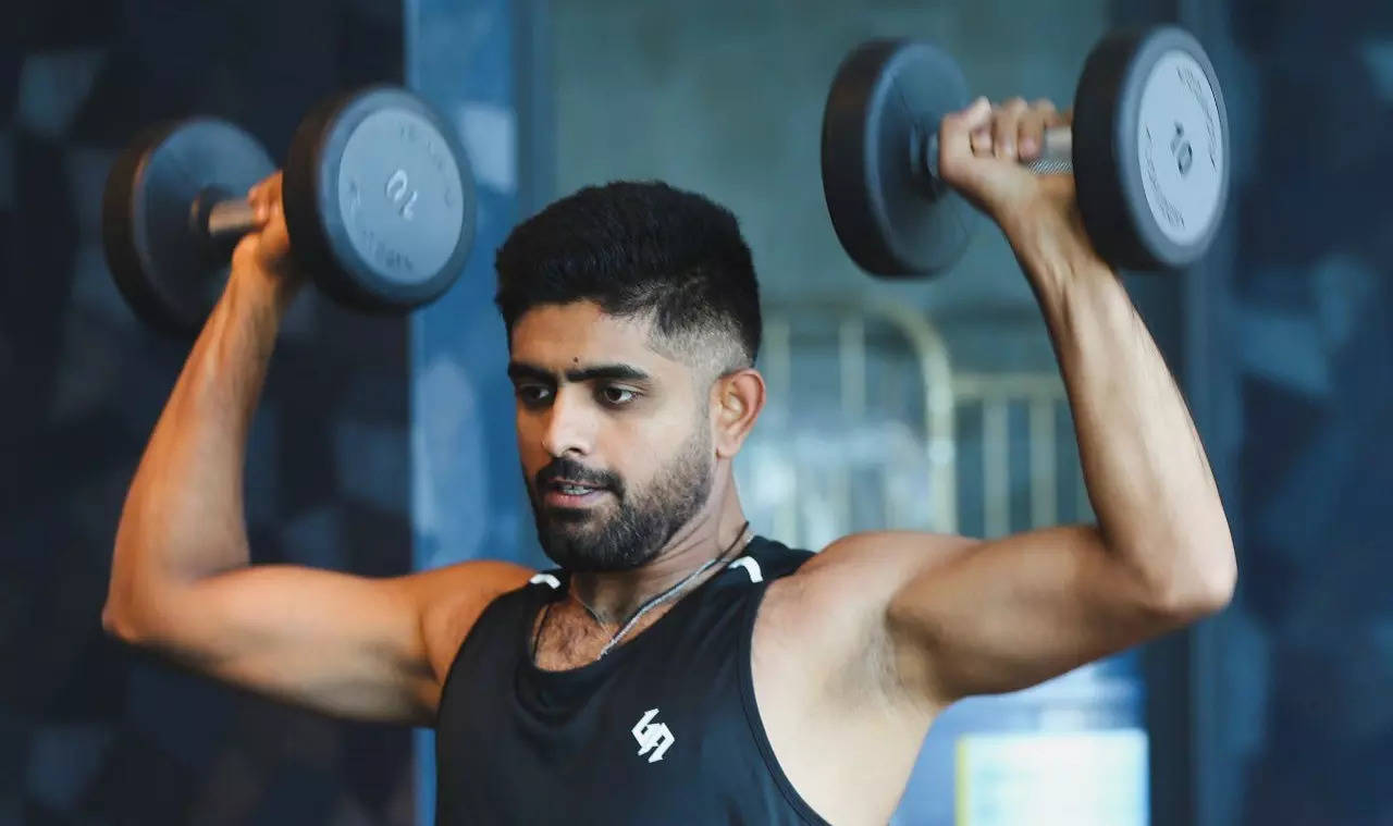 Make it happen Babar Azam hits gym to get in best shape ahead of grueling cricket season  check pictures