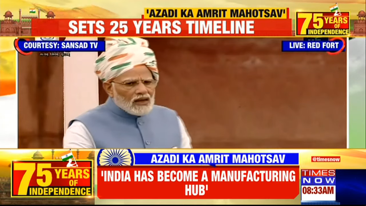 PM Modi i-day speech