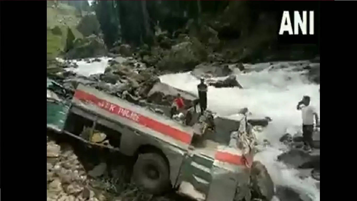The bus was carrying 37 personnel and two J&K Police personnel.