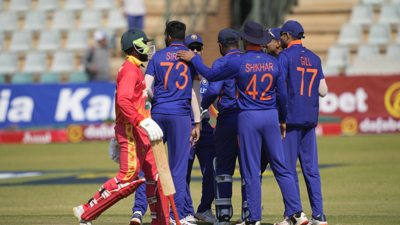 ZIM VS IND Shardul Thakurs helpt India 5 wickets te stempelen om een ​​volledige reeks overwinningen te winnen