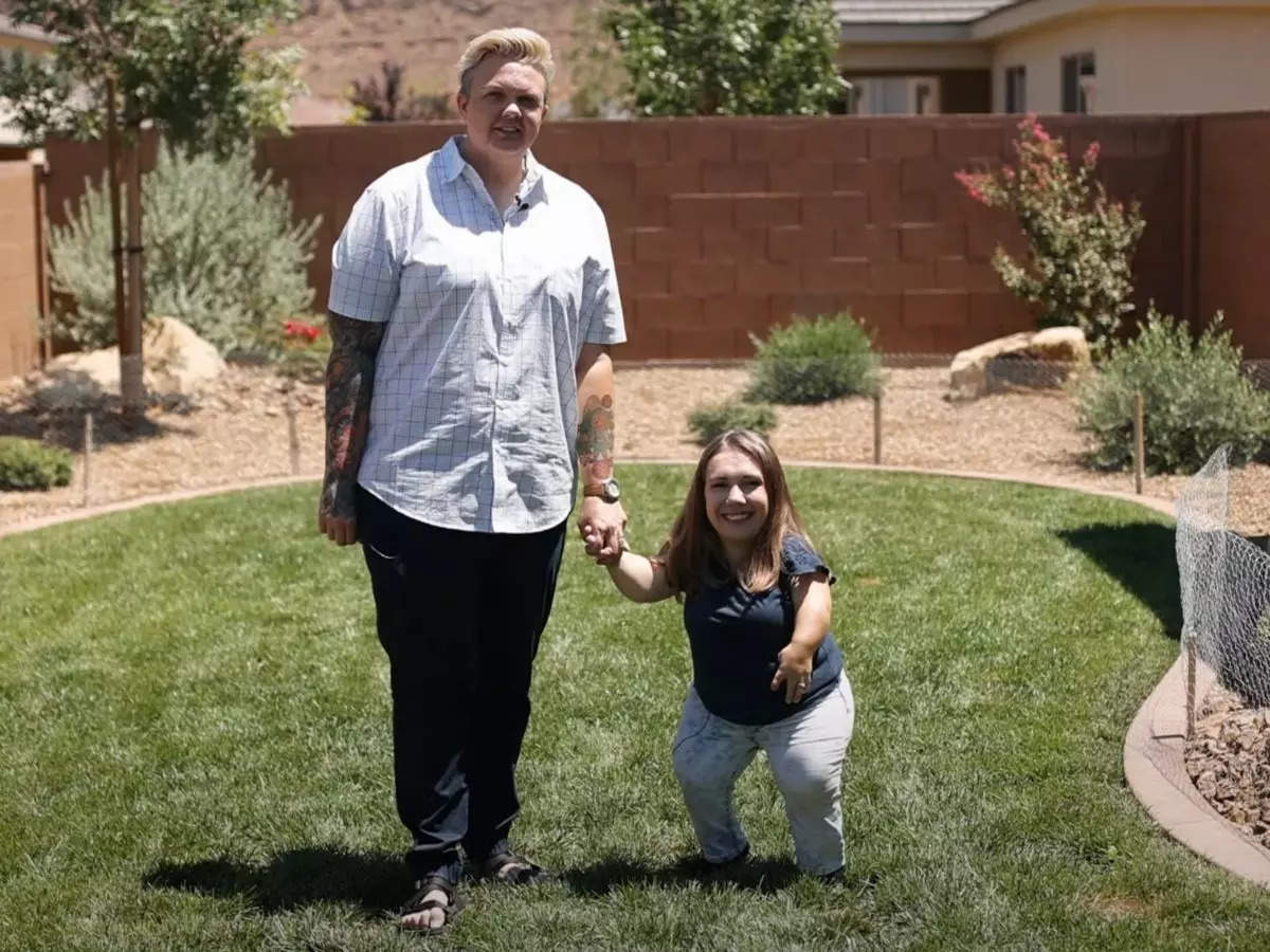 American couple set Guinness world record for biggest height difference with nearly 3ft between them