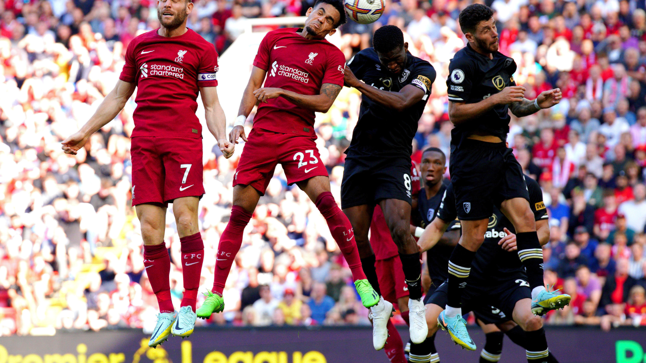 Liverpool strike nine to equal Premier League record Haaland hits Man City treble