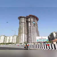 Supertech Twin Towers Demolition NoidaGreater Noida Expressway to