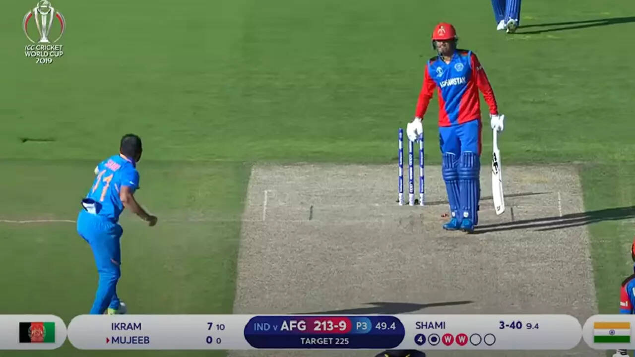 When Afghanistan almost secured a historic win over India in 2019 WC before  Shami sizzled with a hat-trick