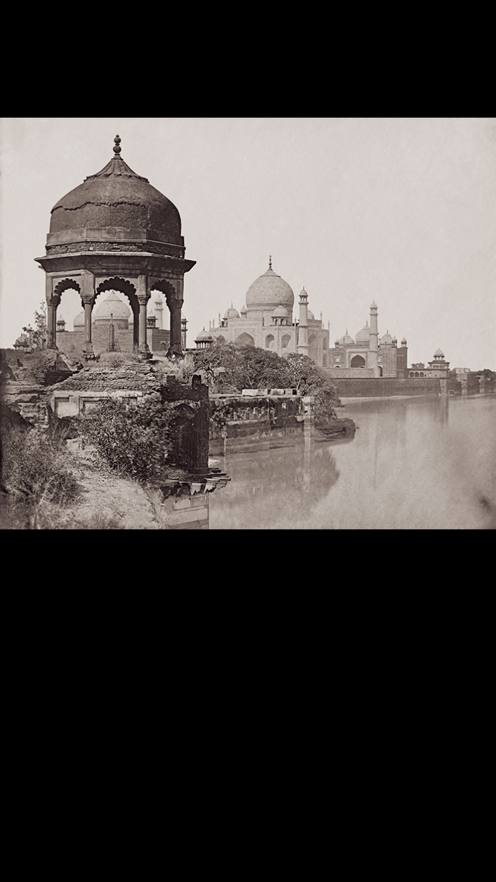 Earliest known photo of Taj Mahal